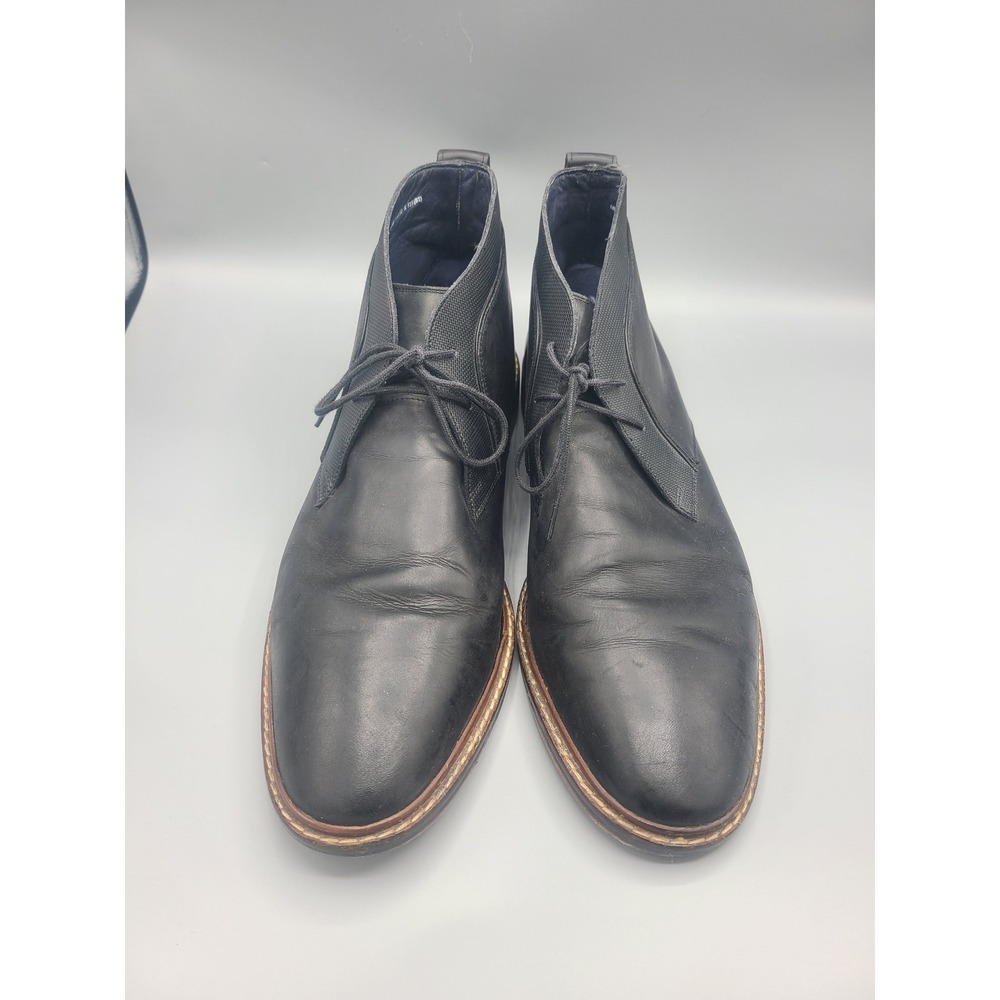 Cole Haan Men's Cambridge Chukka Black Leather boots‎ size 14